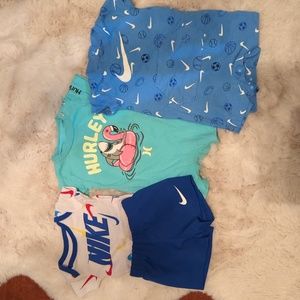 Newborn Nike and Hurley outfits